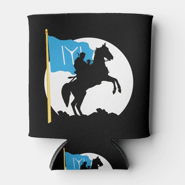 Porta-lata Ertugrul Bey Kayi IYI Bandeira Império Otomano Ist (Frente)