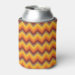 PORTA-LATA ESCADAS DE FAIXAS ZIG ZAG LARANJAS E AMARELAS