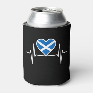 Porta-lata Escócia - Scotland Flag Heartbeat