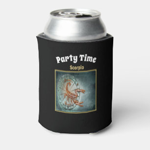 Porta-lata Escorpião design de Astrologia Zodiac