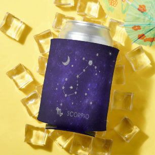 Porta-lata Escorpião-Roxo Astrologia Cósmica Horoscópio