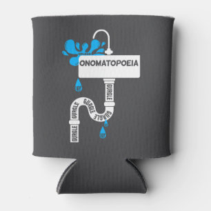 Porta-lata Escrevendo criativo ou poesia da nomatopoeia