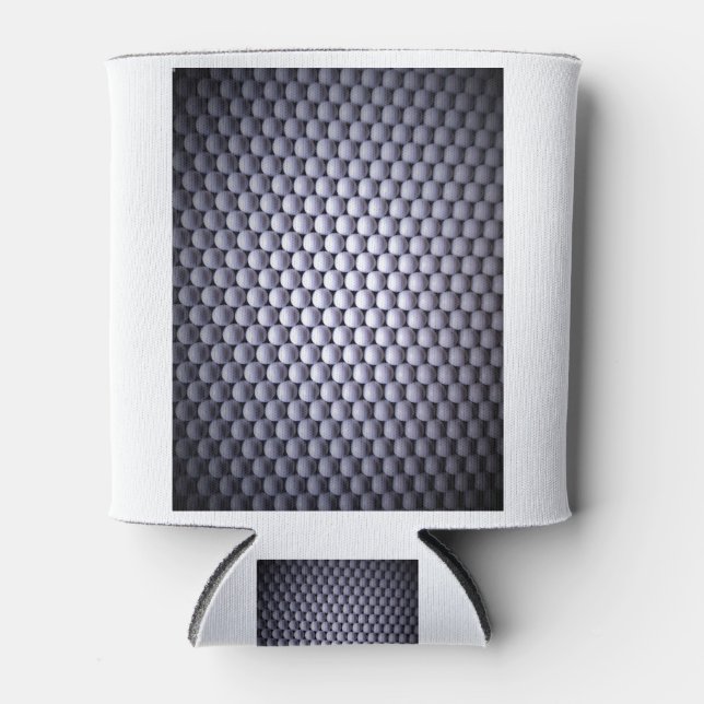 Porta-lata Esferas brancas (Frente)