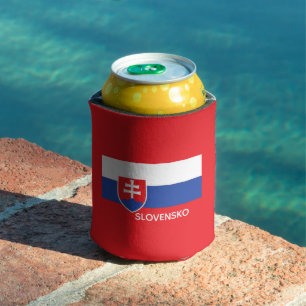 Porta-lata Eslováquia Bandeira Eslovaca Emblema Europa