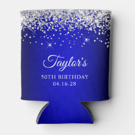 Porta-lata Espelho Azul Preto-Prateado 50º Aniversário