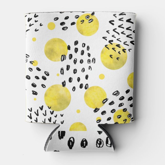 Porta-lata Espíritos Brancos Negros: Dodles Trendy. (Frente)
