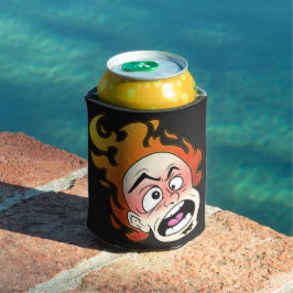 Porta-lata Espuma Coluna Escovilélica Da Cabeça De Fogo Pode 