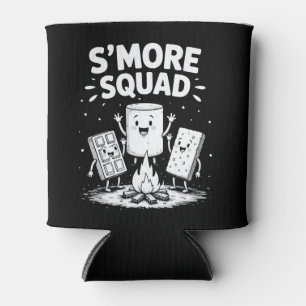 Porta-lata Esquadrão de S'mores Acampamento Fogueira Fofa Mar