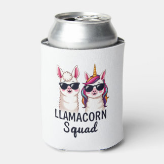 Porta-lata Esquadrão Llamacorn Unicórnio Engraçado Esquadrão 