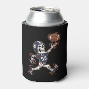 Porta-lata Esqueleto de Futebol Americano Halloween Futebol A
