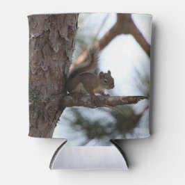 Porta-lata Esquilo em um Pinheiro