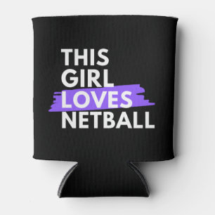 Porta-lata Essa garota ama o netball