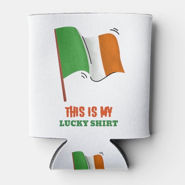 Porta-lata Esta É A Minha Camisa De Sorte (Frente)