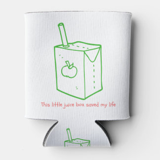 Porta-lata Esta pequena caixa de suco salvou minha vida verde