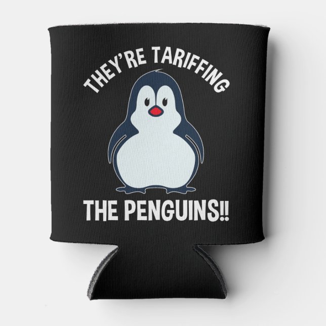 Porta-lata Estão a Tarifar os Pinguins! (Frente)