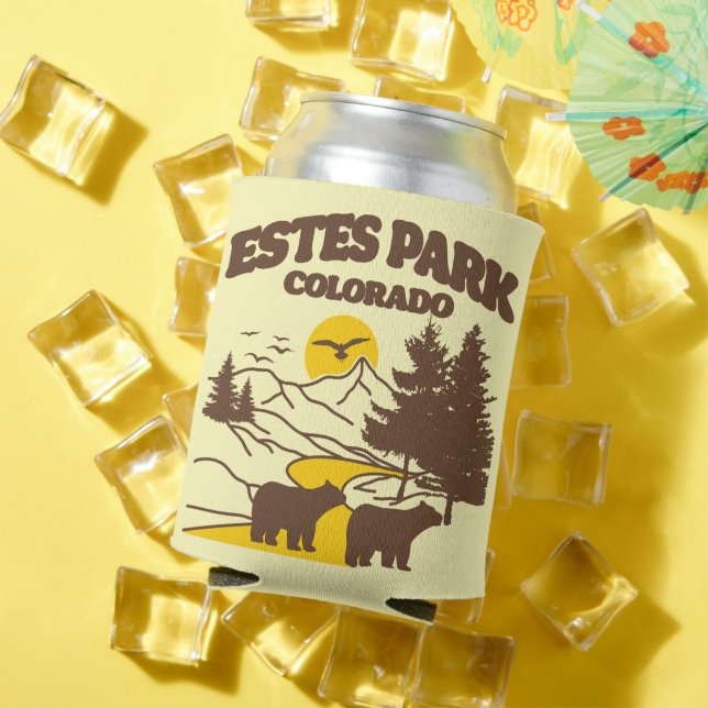 Porta-lata Estes Park, Colorado (Verão in situ)