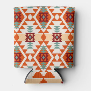 Porta-lata Estilo Americano Nativo Geométrico Sem Vista