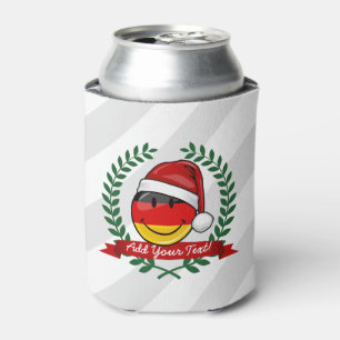 Porta-lata Estilo de Natal Bandeira Alemã