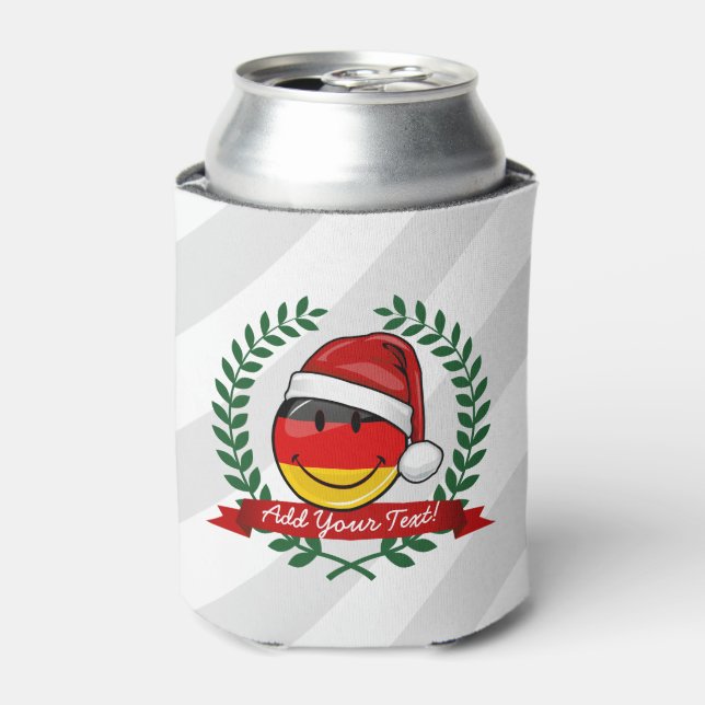 Porta-lata Estilo de Natal Bandeira Alemã (Can Front)