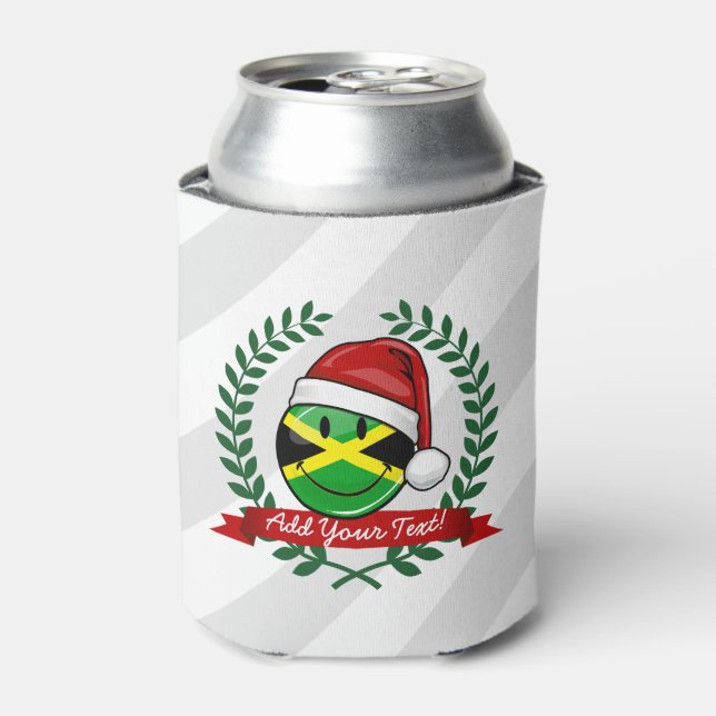 Porta-lata Estilo de Natal da Bandeira jamaicana (Can Front)