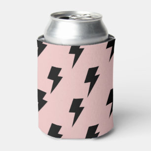 Porta-lata Estilo negreiro preto cor-de-rosa - Y2K - Indie Bo