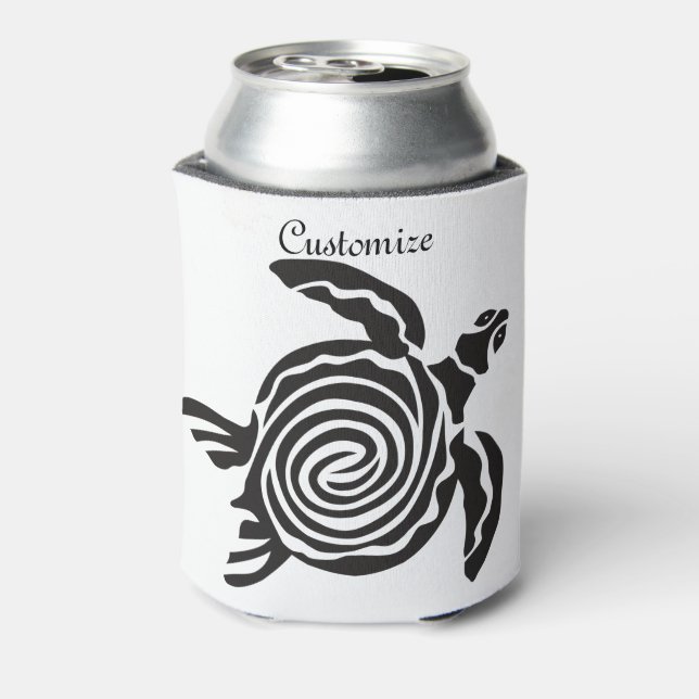 Porta-lata Estilo Tribal Turtle Thunder_Cove (Can Back)