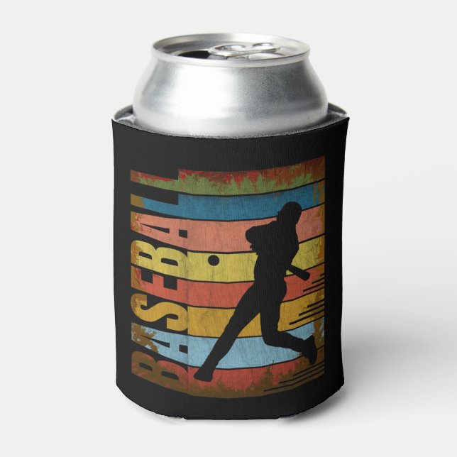 PORTA-LATA ESTILO VINTAGE DE BEISEBOL (Can Front)