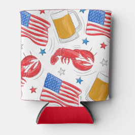 Porta-lata Estrela de Bandeira de Lagosta