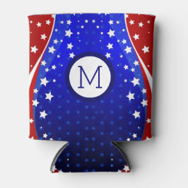 Porta-lata Estrelas Patrióticas e Stripes Bandeira Abstrato A