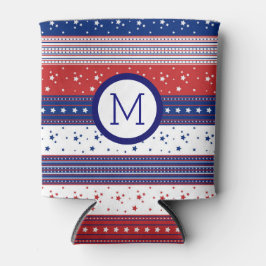 Porta-lata Estrelas Patrióticas e Stripes Bandeira Abstrato A