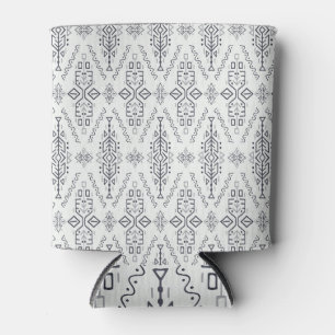 Porta-lata Étnica Boho: Trendy-Drawn Manuscrito.