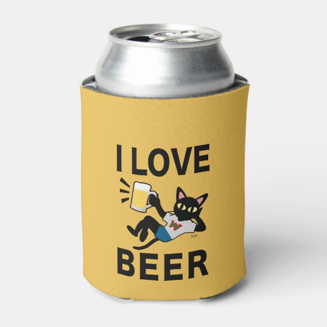 Porta-lata Eu adoro cerveja (Can Front)