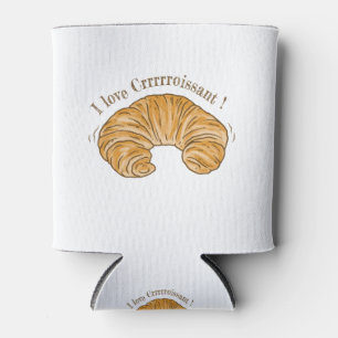 PORTA-LATA EU ADORO COMIDA DE BISCUIT CROISSANT, CROISSANT