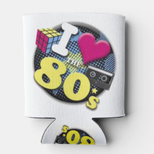 Porta-lata Eu adoro os anos 80