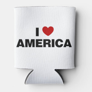 Porta-lata Eu amo a América