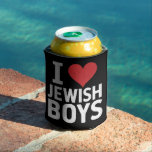 Porta-lata Eu Amo Meninos Judeus Eu Corto Meninos Judeus Hanu<br><div class="desc">Eu Amo Meninos Judeus Eu Corto Meninos Judeus Hanukkah</div>