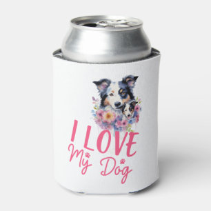 Porta-lata Eu amo meu cachorro