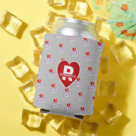 Porta-lata EU AMO SOCA nas CINZAS