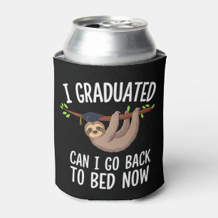 Porta-lata Eu me Graduado Posso Voltar Para a Cama Agora Preg