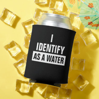 Porta-lata Eu Me Identifico Como Água