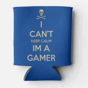 Porta-lata eu não posso ficar calmo, sou um jogador coozie
