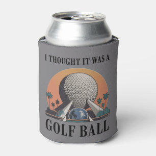 Porta-lata Eu pensei que era uma bola de golfe Amante de golf
