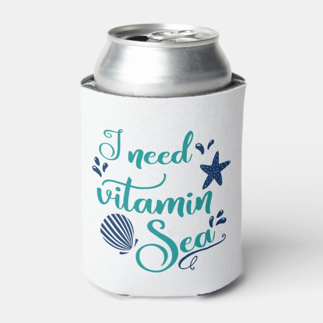 Porta-lata eu preciso de vitamina mar (Can Front)