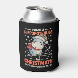 Porta-lata Eu Quero Uma Hipopotenusa Para O Natal Matemática 