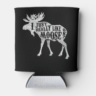 Porta-lata Eu Só Gosto Muito De Moose OK