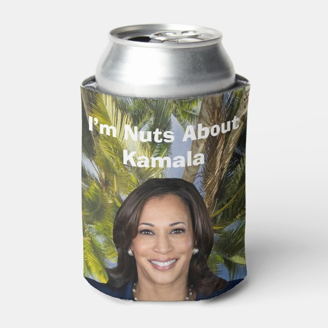 Porta-lata Eu sou Loucos sobre Kamala (Can Front)