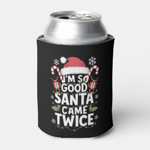Porta-lata Eu Sou Tão Bom o Papai Noel Veio Duas Vezes Natal