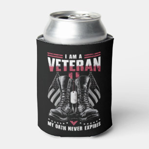 Porta-lata Eu sou um veterano, meu juramento nunca expira Dia