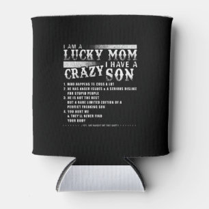 Porta-lata Eu Sou Uma Mãe Sortuda Eu Tenho Uma Ideia De Filho