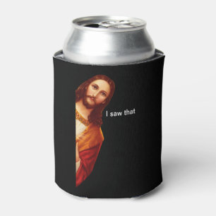 Porta-lata Eu Vi Aquele Jesus Negro De Dois Lados